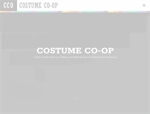 Tablet Screenshot of costumeco-op.com